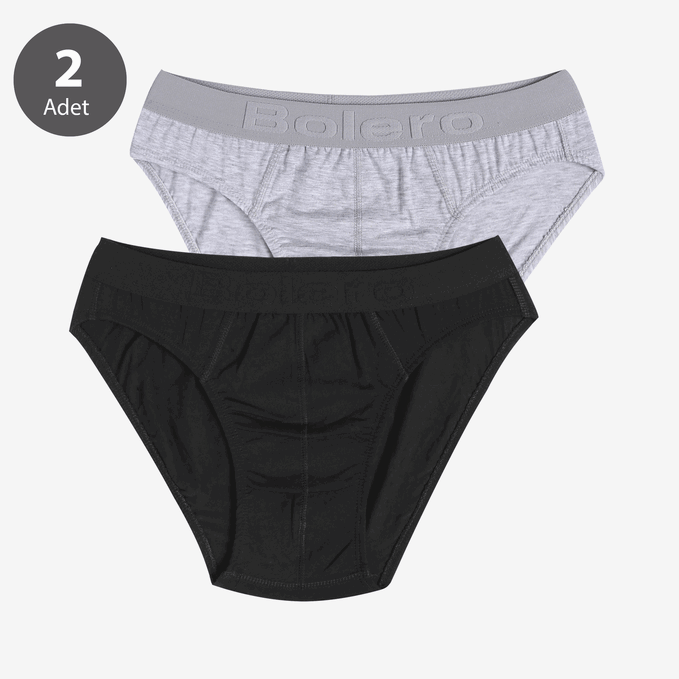 Bolero 2-Pack Men's Slip Briefs