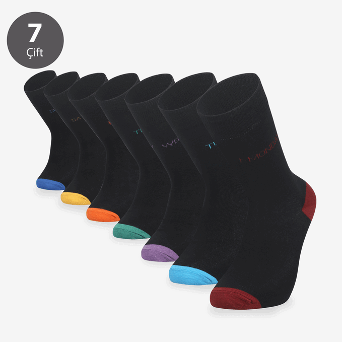 Bolero 7 Days Men's 7-Pack Socks